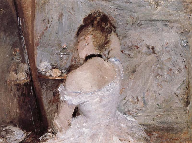Berthe Morisot The woman is dressing the hair china oil painting image